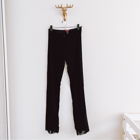 Vivienne Tam Women's Black Mesh Pants Size Medium - Picture 1 of 8